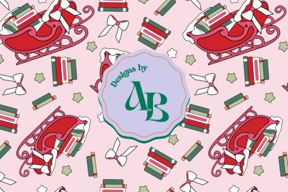 Bookish Christmas Seamless Pattern: A Designer's Review for Seasonal Illustrations