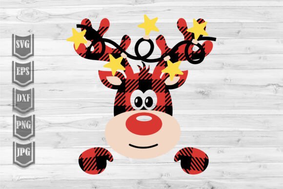 Buffalo Plaid Moose - Christmas: A Review for Bloggers & Illustrations