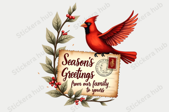 Christmas Season Greetings Png: A Designer's Review of Festive Illustrations