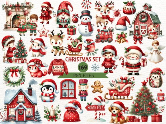 Christmas Watercolor Clipart Bundle PNG: A Brand Designer's Review