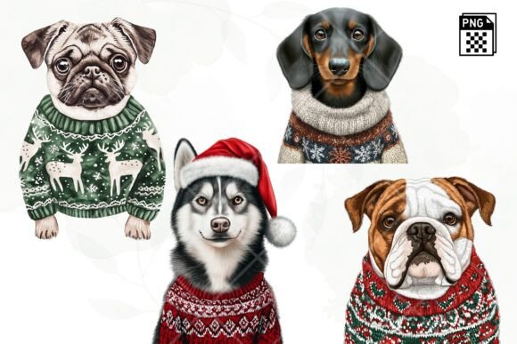 Holiday Sweater Christmas Dogs Review