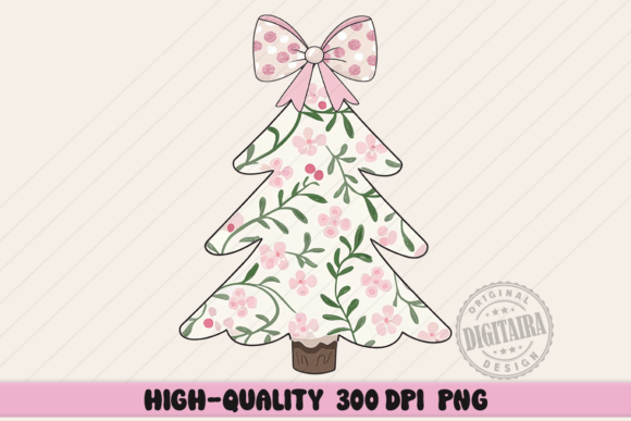 Pink Bow Christmas Tree Png: A Designer's Review